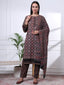 Ajrakh Geometric Print Kurta Set