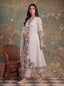 Elegant Off-White Chanderi Suit Set
