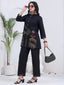 Classic Black Cotton Co-ord Set