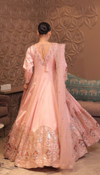 Heavy Sequin Embroidered Anarkali Gown Set