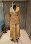 Champagne Gilded Wrap Co-Ord Set