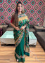 Emerald Green Patola Silk Saree