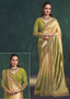 Lime Green Tissue Saree