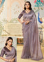 Metallic Shimmering Georgette Saree