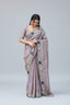 Lavender Embroidered Tissue Organza Saree