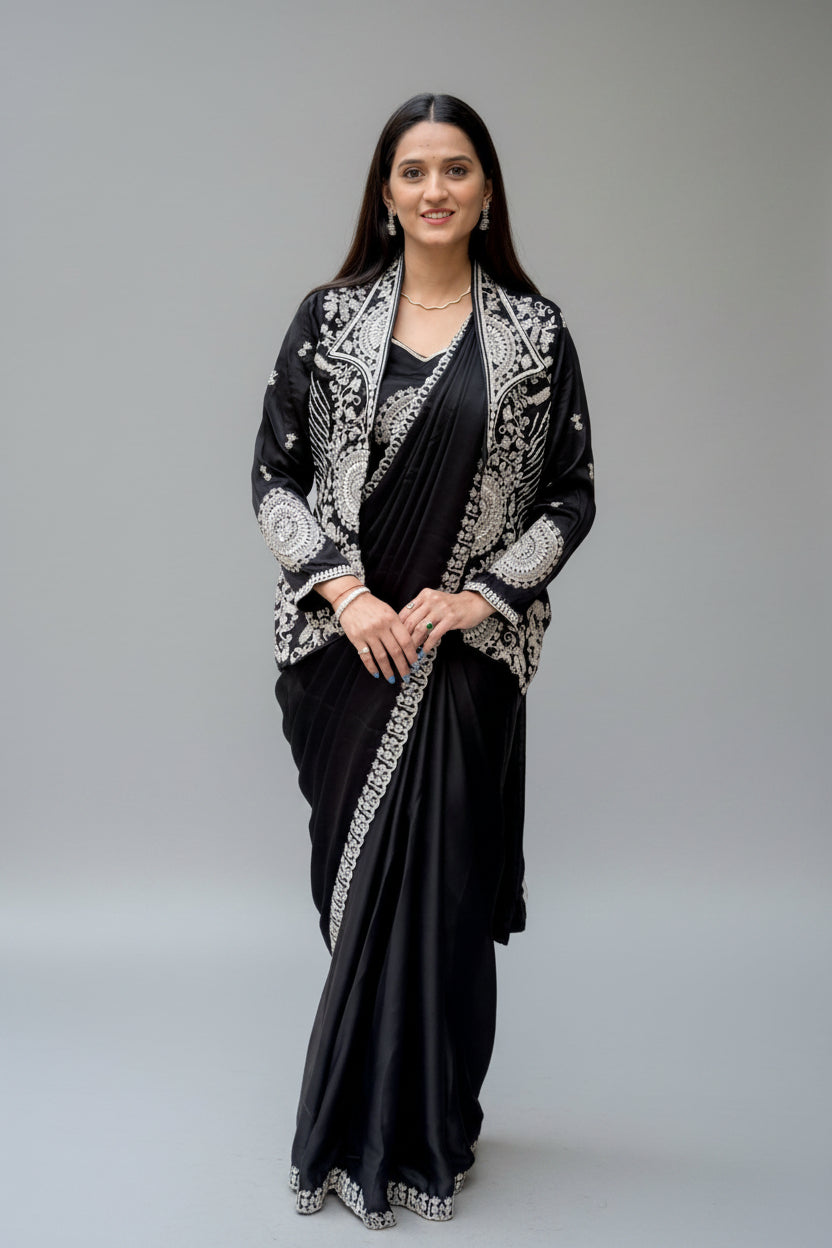 Embellished Ready-to-Wear Drape Saree Main image