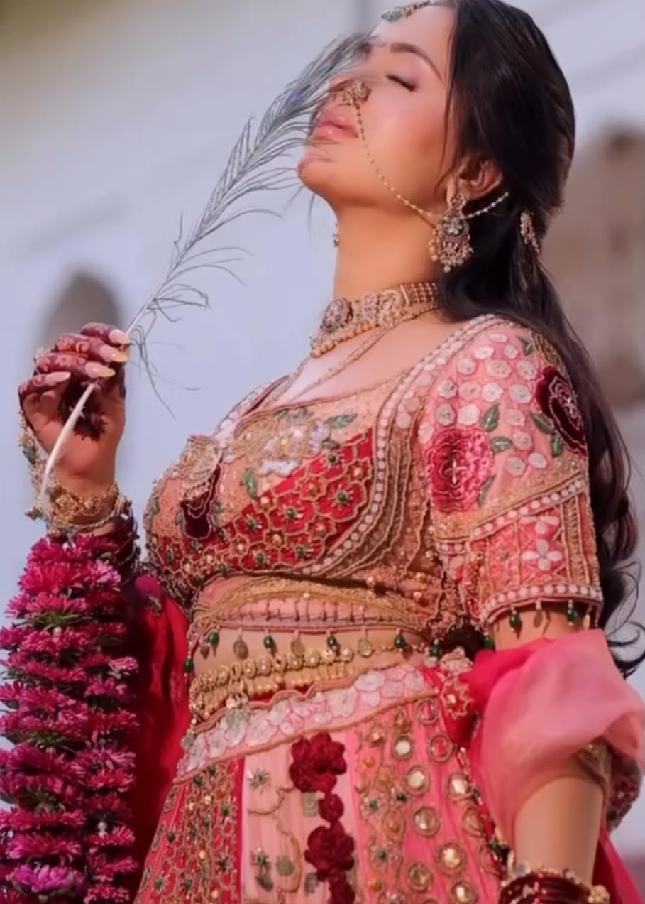 Floral Embroidered Lehenga Choli Set