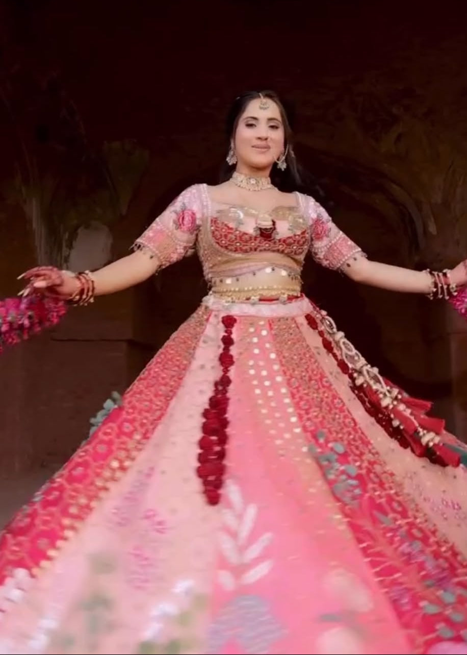Floral Embroidered Lehenga Choli Set