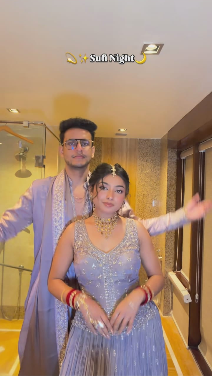 Lavender Dream Crinkle Lehenga Set with Peplum Choli (TOP-9741 M-27)