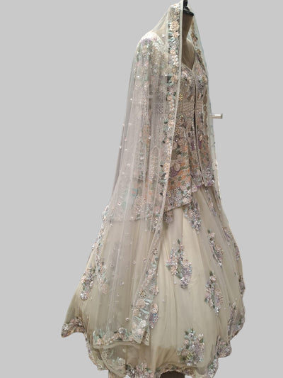 Ethereal Pastel Floral Luxury Lehenga Set (2413554 D-12)