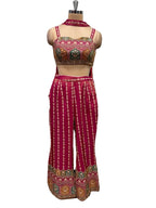 Ruby Radiance Indo-Western Set