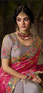 Majestic Dual-Tone Heritage Saree