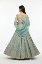 Floor-Length Anarkali Gown