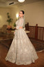 Champagne Heavily Embellished Lehenga Choli