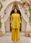 Ochre Bloom Embroidered Co-ord Set