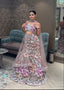 Floral Embroidered Mermaid Lehenga Set