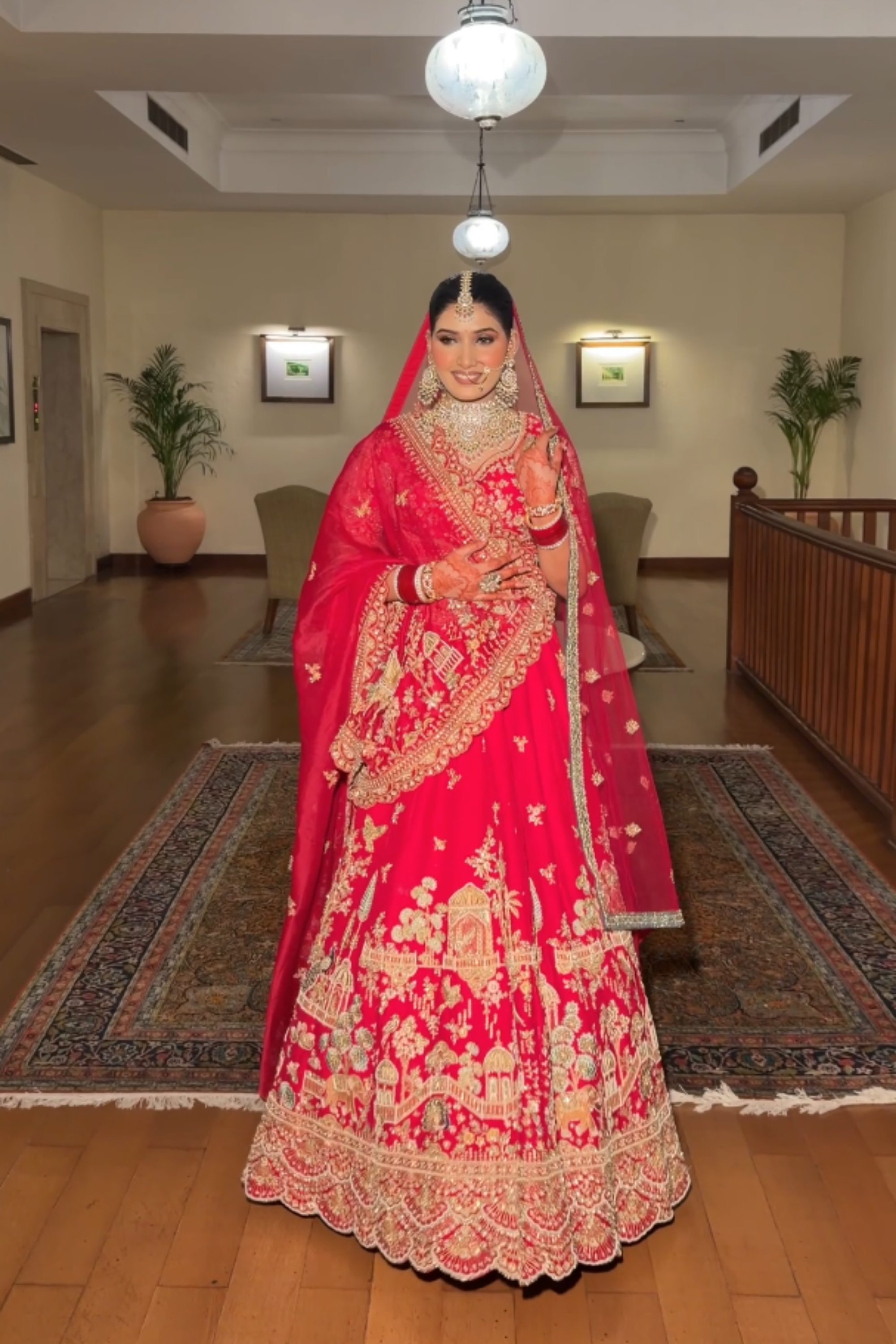 Imperial Heritage Crimson Lehenga