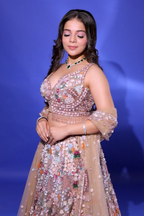 Pastel Floral Luxury Lehenga