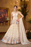 Pichwai-Inspired Embroidered Peplum Lehenga Set