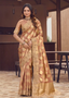 Heavy Embroidered Banarasi Silk Saree
