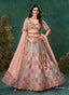 Elegant Multi-Tone Patchwork Lehenga