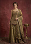 Jhanvi Olive Luxe Embroidered Sharara Set