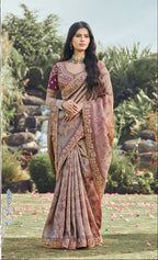 Mauve Heritage Saree