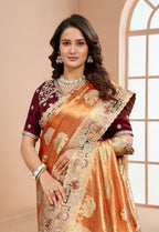 Imperial Elephant Silk Heritage Saree