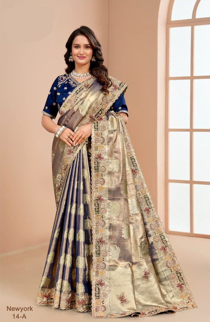 Imperial Elephant Silk Heritage Saree