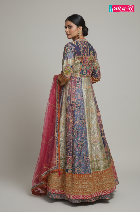 Heritage Mosaic Jacket Gown (V-4010JL D-38)