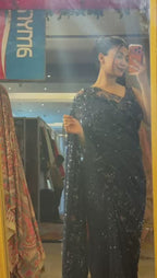 Midnight Flora Sequin Drape