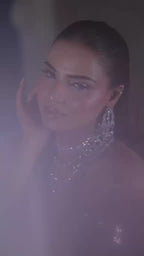 Enchanted Mauve and Metallic Silver Cocktail Lehenga