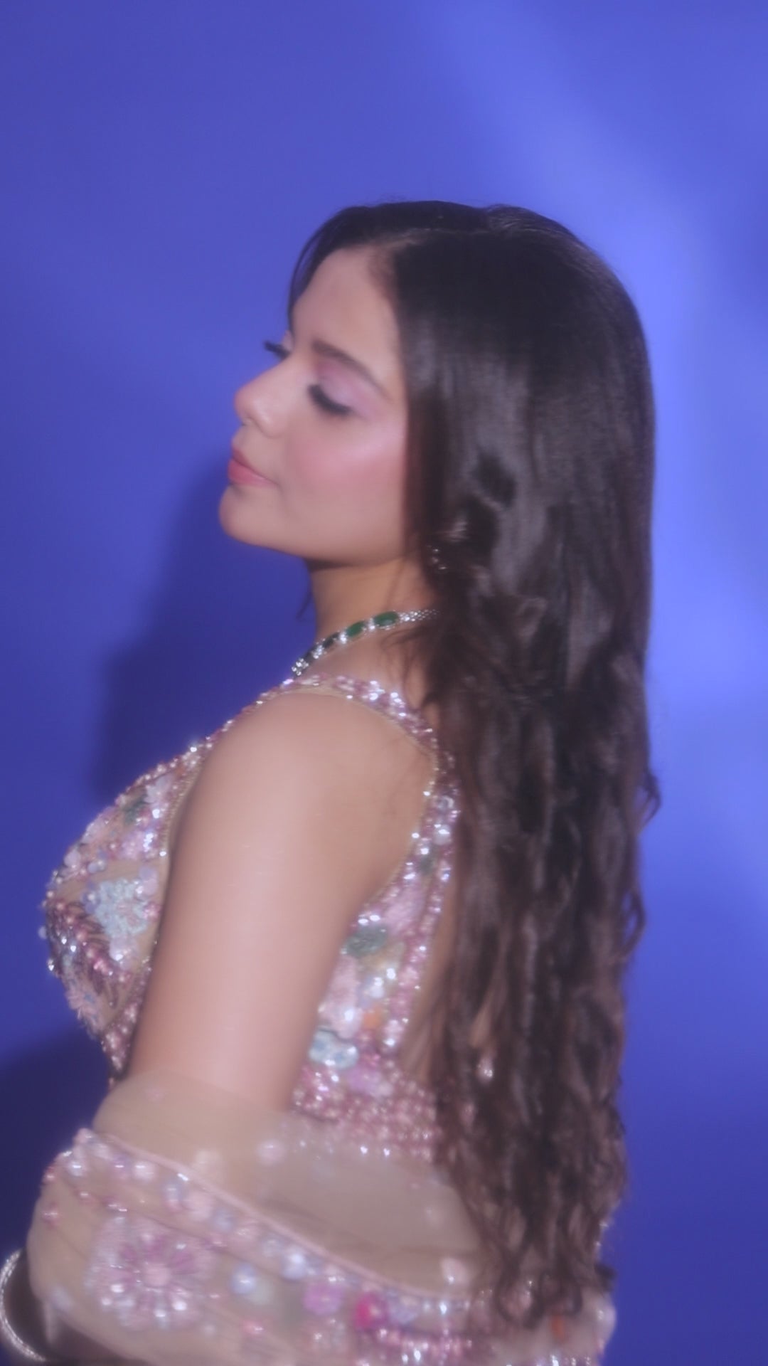 Pastel Floral Luxury Lehenga