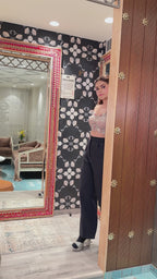 Rose Gold Pastel Petal Embroidered Luxury Lehenga (DC-251049 D-56)