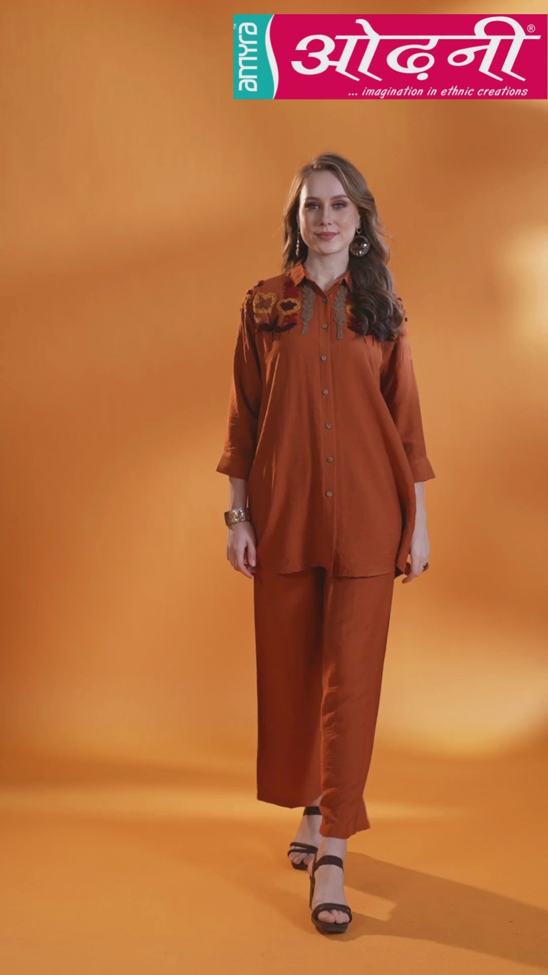 Kurti Set: "Canyon Sun" (2718 M-18)