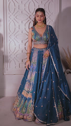 Starry Night Ombré Lehenga