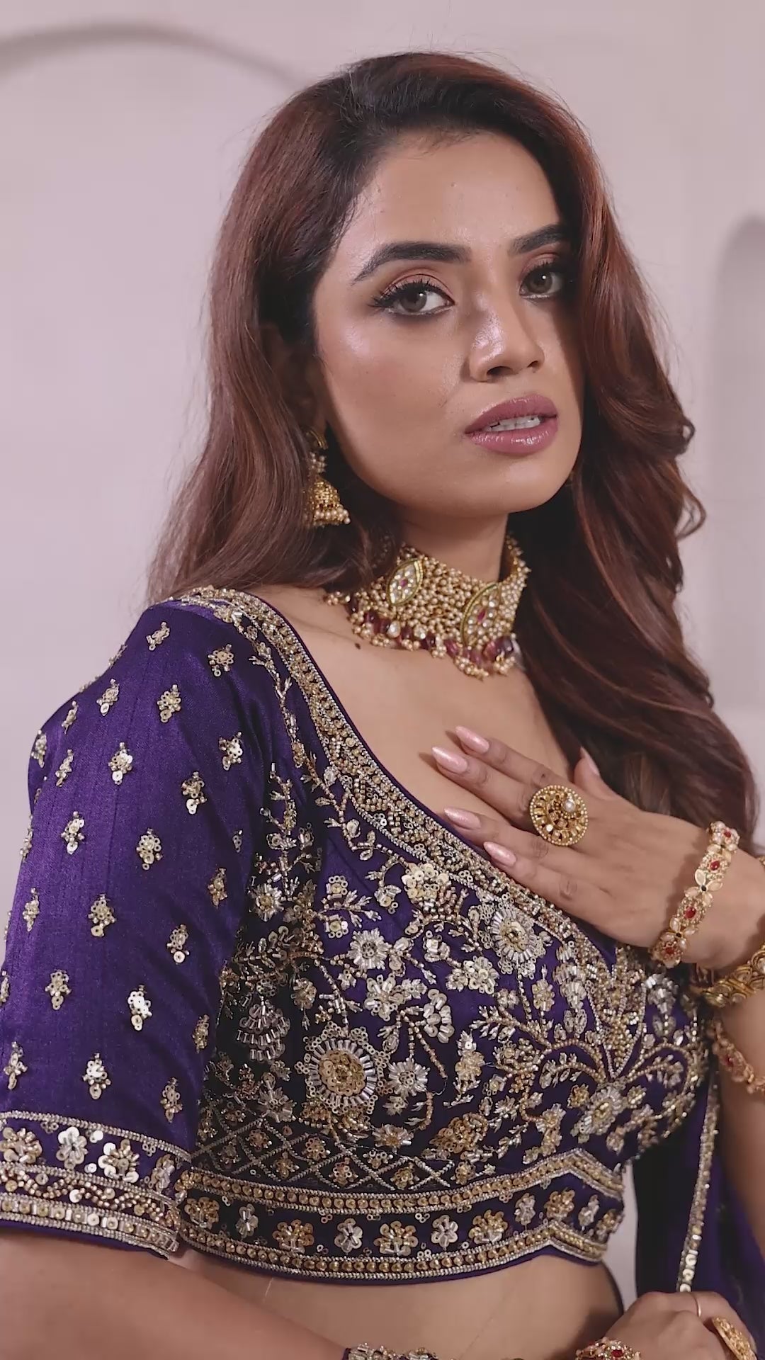 Floral Majesty Lehenga (15013 GA-39)