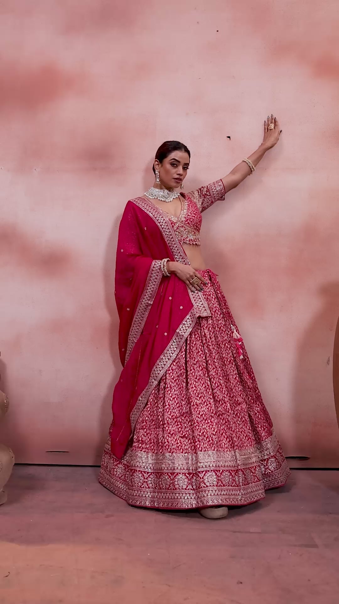 Royal Lattice Lehenga (7030 GA-39)