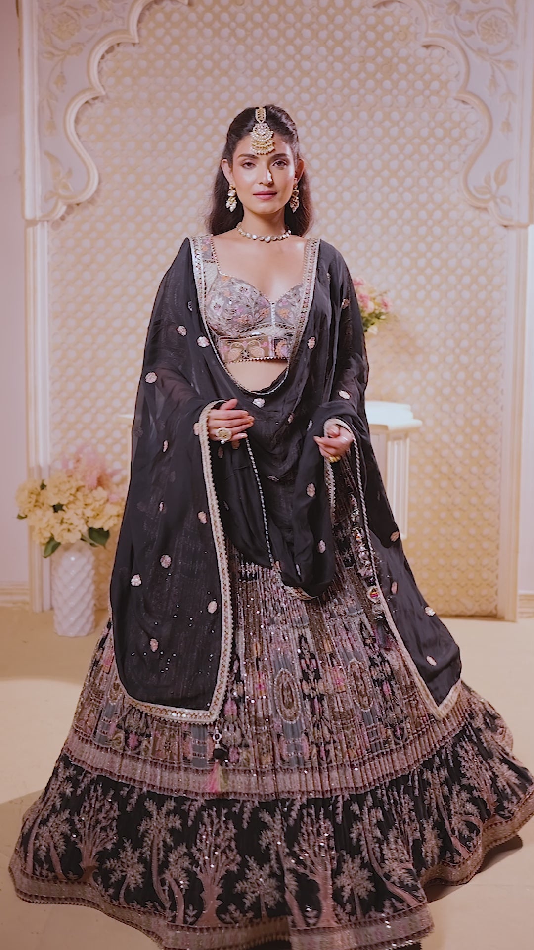 Midnight Heritage Lehenga