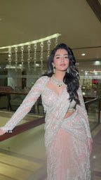 Masterpiece Nude Drape Saree