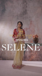 Jacket Fusion Cream Saree