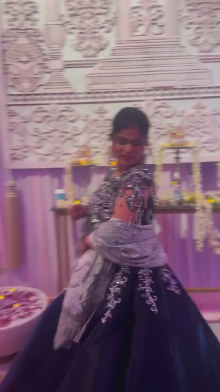 The Midnight Petal Ball Gown (PD0860 D-30)