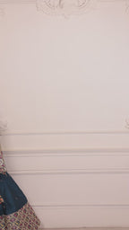 Silk Anarkali Gown with Embroidered Jacket