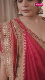 Heirloom Crimson Sabyasachi-Style Bridal Lehenga (NAYANA KALI B-55)