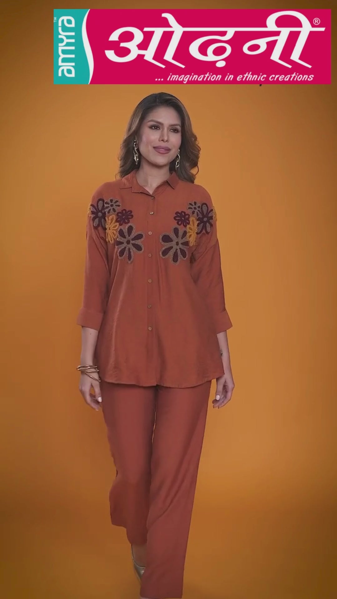 Russet Tapestry Cord set (JN-8103 M-18)