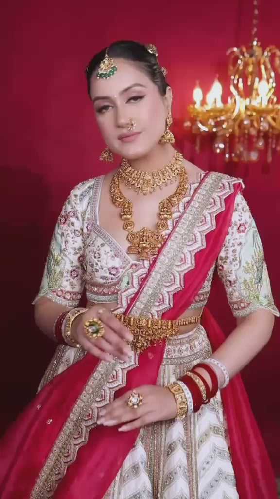 Regal Ivory Heritage Bridal Lehenga