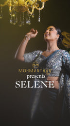 Ombre Green Stone Saree