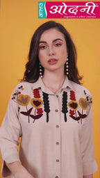 Kurti Set: "Harvest Bloom" (2715 M-18)