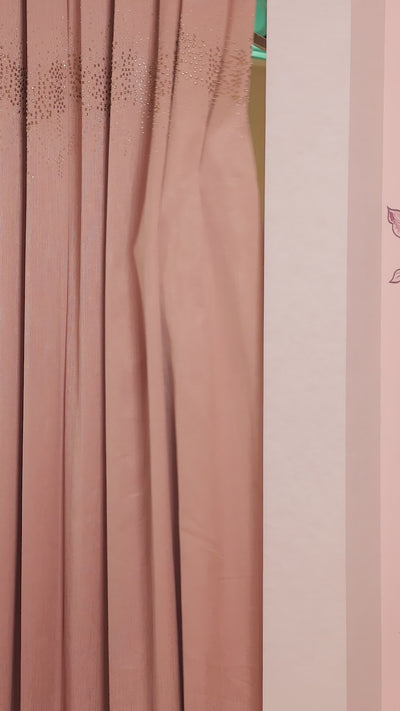 Midnight Indigo Opulence Saree with Aqua Embroidery (CCRS-25-03 D-32)