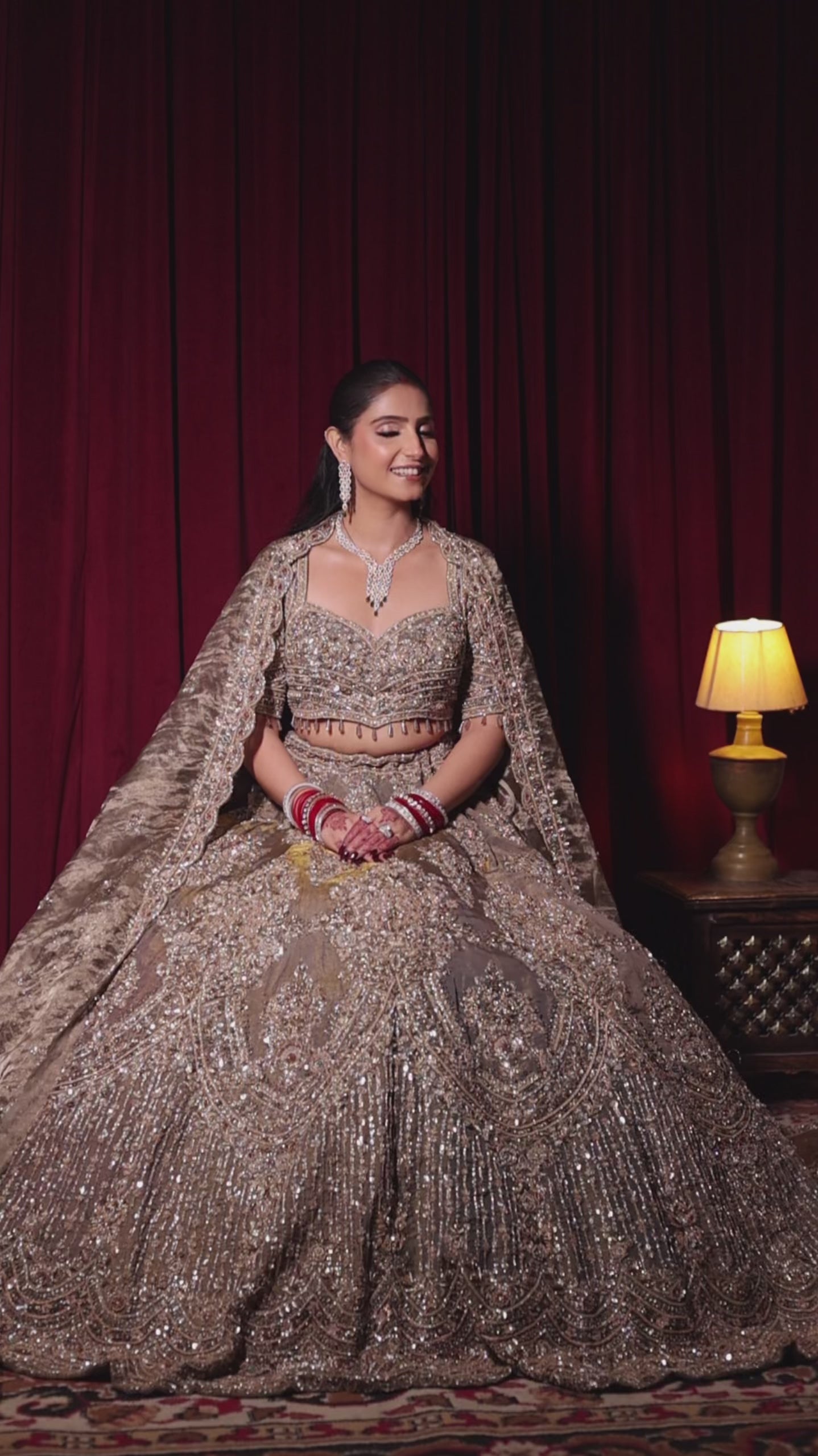 Campghne panel luxury lehenga